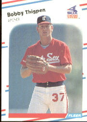1988 Fleer Baseball Cards      410     Bobby Thigpen